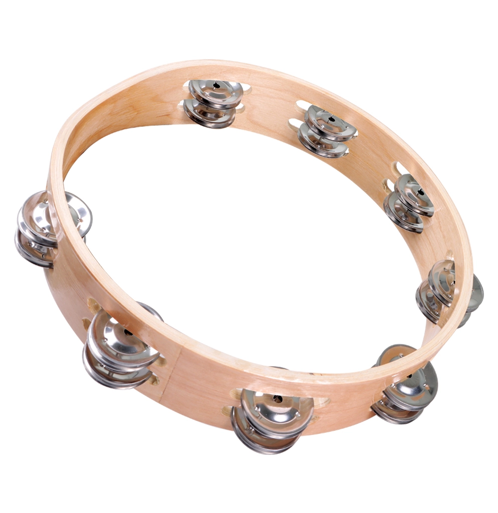 GP-TAMB3 10-inch Wood Frame Tambourine – Headless image