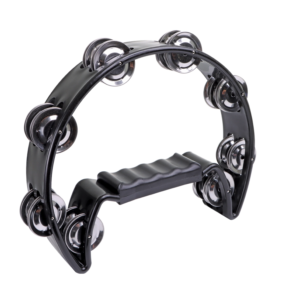 GP-TAMB5 Half-moon Plastic Tambourine - Black image