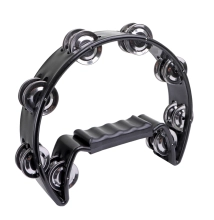 GP-TAMB5 Half-moon Plastic Tambourine - Black image