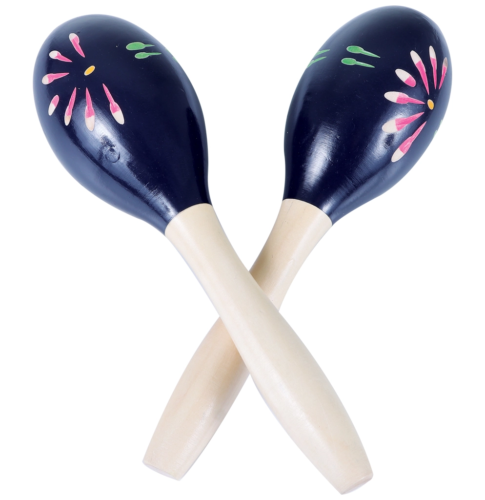 GP-MARACA1 8-inch Wood Painted Maracas image
