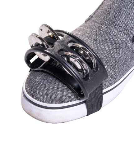 image 2 GP-FTBK Foot Tambourine - Black